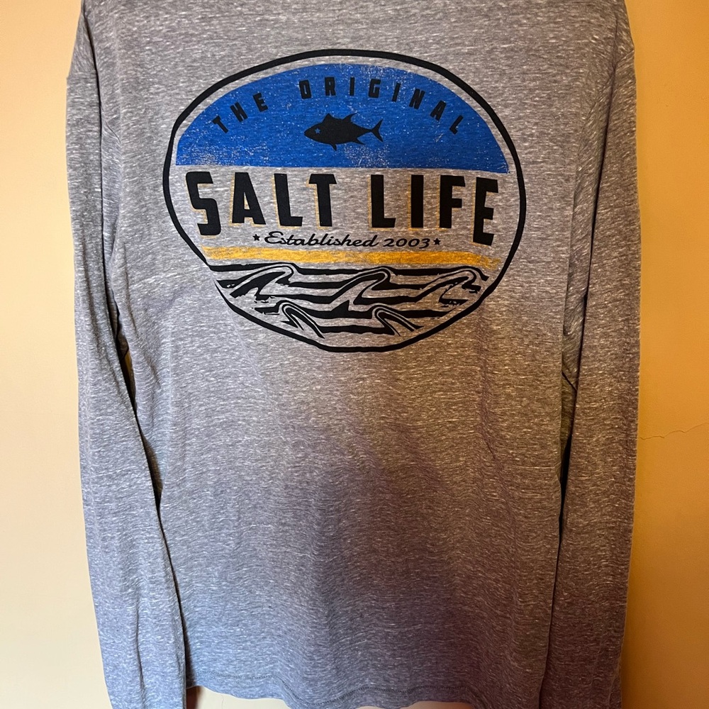 Salt life long sleeve tee